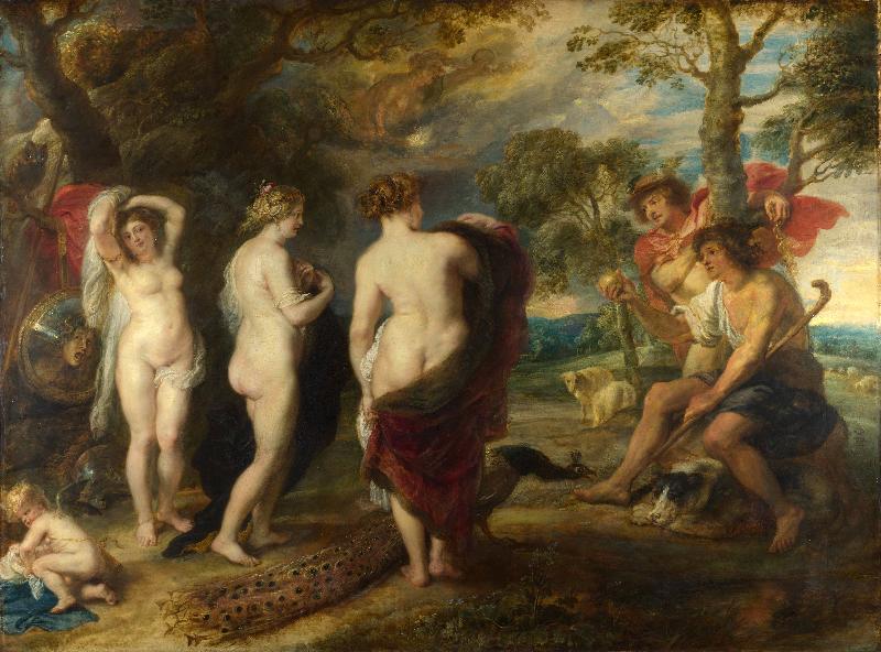 Peter Paul Rubens Judgment of Paris Norge oil painting art
